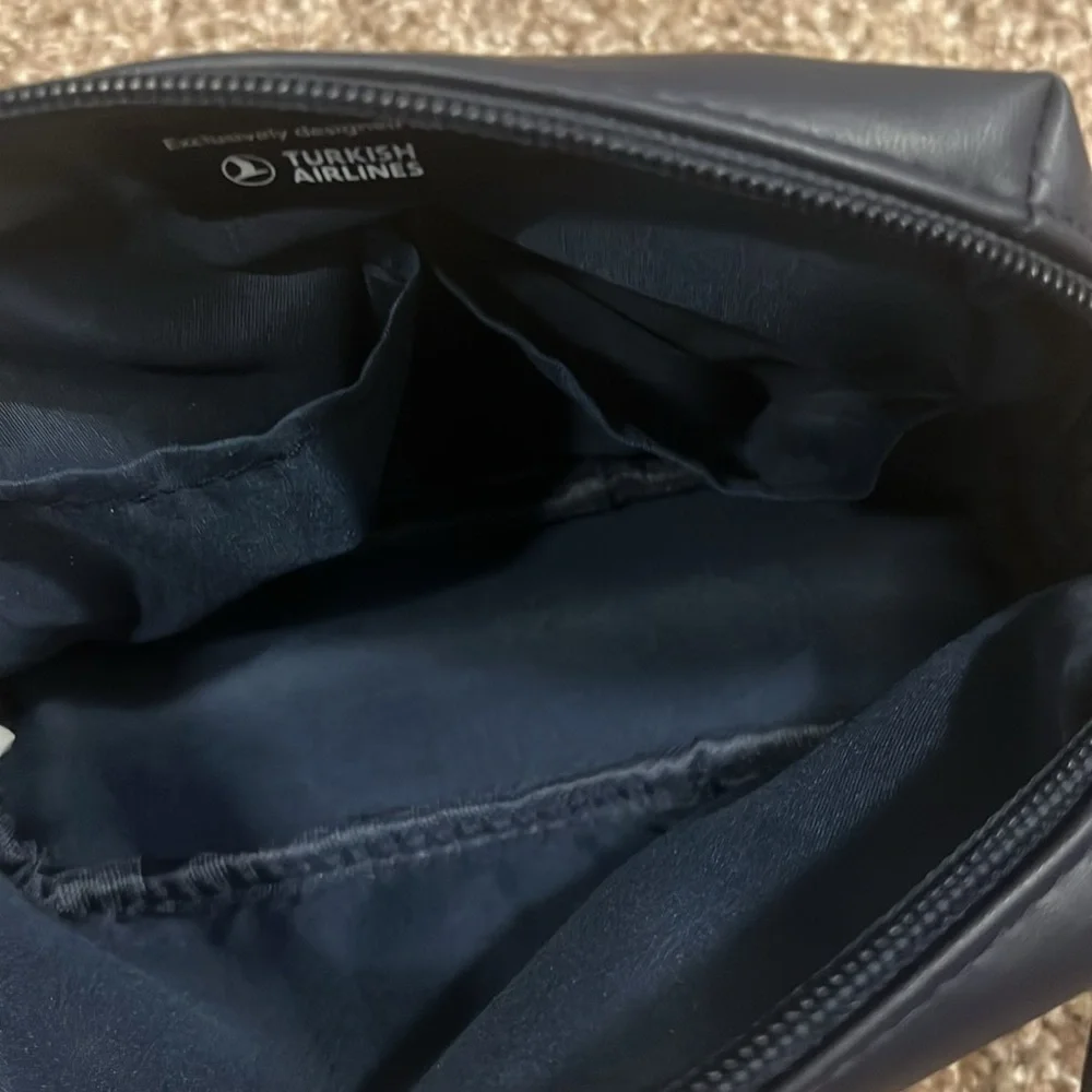 Salvatore Ferragamo Parfums Cosmetic Pouch Navy Blue